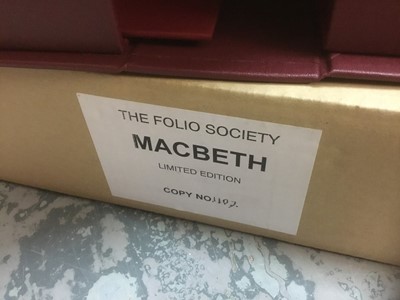 Lot 1652 - Special limited edition Folio Society edition of Macbeth
