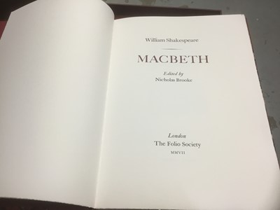 Lot 1652 - Special limited edition Folio Society edition of Macbeth