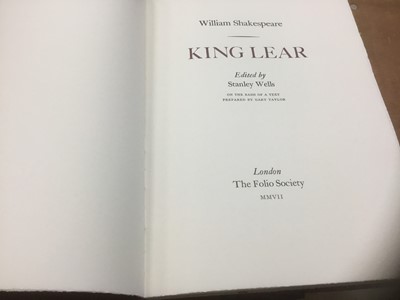 Lot 1654 - Special limited edition Folio Society edition of King Lear