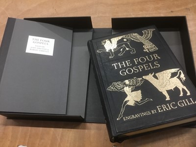 Lot 1655 - Special limited edition Folio Society edition of The Four Gospels