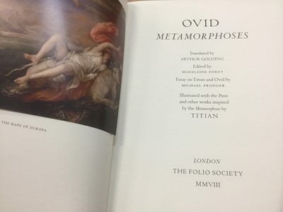 Lot 1658 - Special limited edition Folio Society edition of Metamorphosis