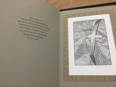 Lot 1657 - Special limited edition Folio Society edition of The Rime of the Ancient Mariner, limited edition numbered 647/1000