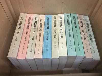 Lot 1675 - Jazz discography 1942-1962. Complete 11 volume set, first editions