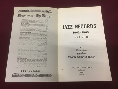 Lot 1675 - Jazz discography 1942-1962. Complete 11 volume set, first editions