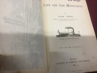 Lot 1678 - Good collection of 14 illustrated books by Mark Twain, all Chatto & Windus, late 1800s including several English firsts and other early editions