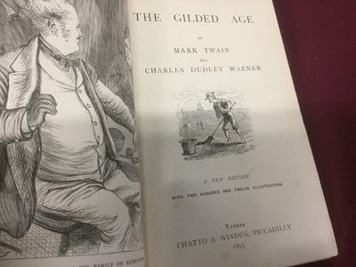 Lot 1678 - Good collection of 14 illustrated books by Mark Twain, all Chatto & Windus, late 1800s including several English firsts and other early editions