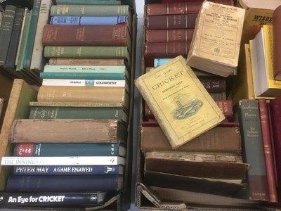 Lot 1727 - Collection of books relating to cricket