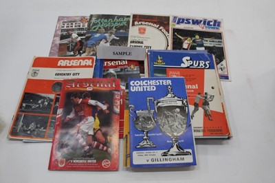 Lot 1446 - Football programmes selection including 1950s-1990s period both English and Scottish Clubs (large box)