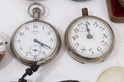 Lot 354 - Group pocket watches and two vintage wristwatches