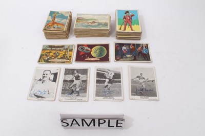 Lot 1396 - Selection of trade cards including A&BC from Football, Beatles etc