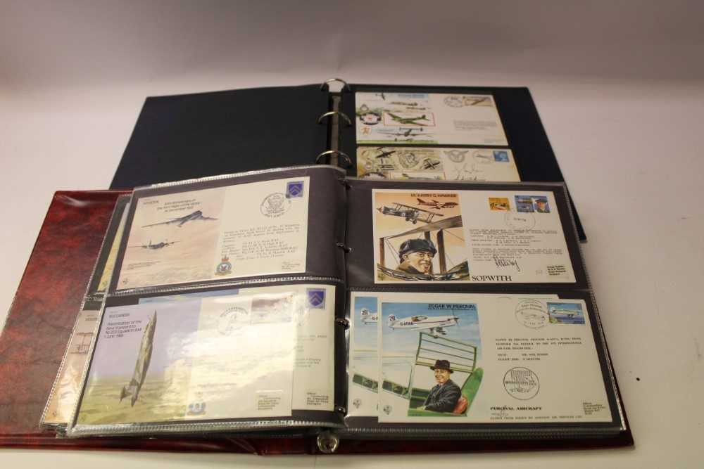 Lot 1363 - World mixed RAF related stamp covers in presentation albums (qty)