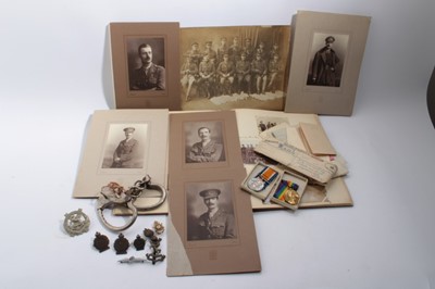 Lot 689 - First World War pair comprising War and Victory medals named to 2. Lieut F. H. Dowdell, in boxes of issue with envelope of issue, Territorial Forces