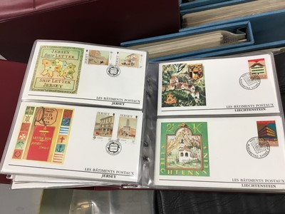 Lot 1352 - Stamps selection of World Wildlife Fund issues, 22ct gold replica stamps, flora and fauna, lithographs and others