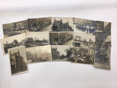 Lot 1625 - World and GB postcards including stations, overseas including Cologne military 1919, real photographic and others