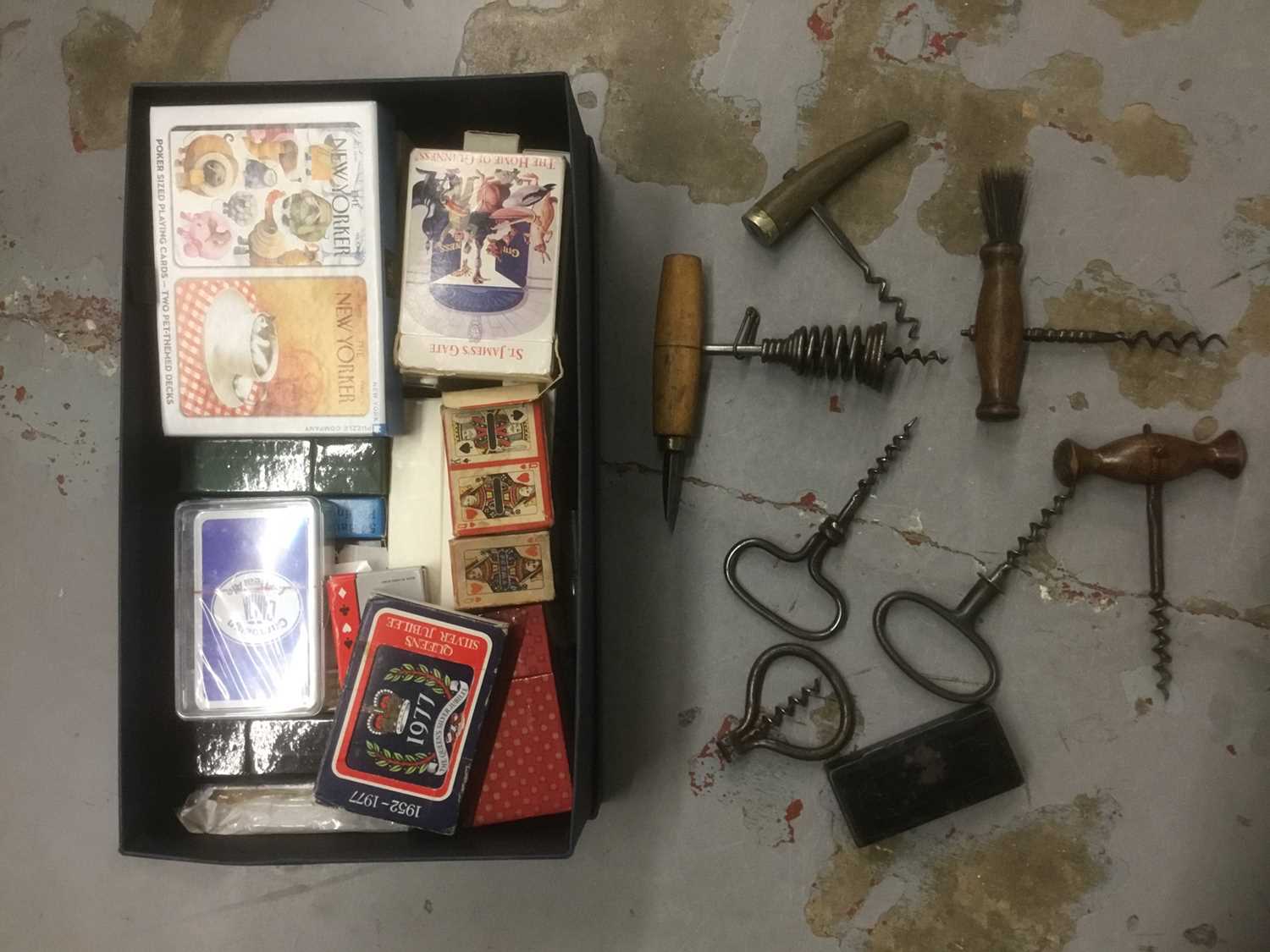 Lot 2535 - Collection of antique corkscrews, together