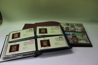 Lot 1362 - World mixed stamp and coin covers to include G.B. 50 years of the Fifty Pence, Olympics 2012, Royal Family, Silver Ingot Set 'Pillar to Post' and others in presentation folders (qty)