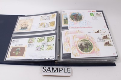 Lot 1373 - Stamps selection of Benham Silk issues including Royalty, numismatic covers. G.B. commemorative and definitives etc
