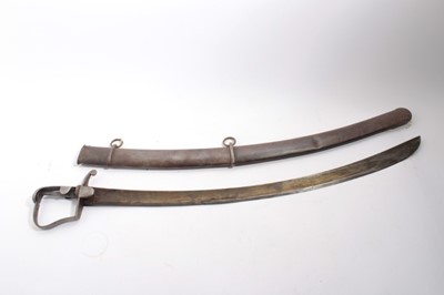 Lot 1040 - Georgian 1796 Pattern light cavalry troopers sword