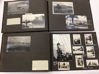 Lot 1618 - Four 1930's European Cruise photograph and scrap albums