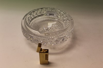 Lot 2603 - Dunhill gold plated lighter