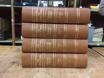 Lot 1724 - Winston S Churchill - Marlborough: His life and times, first edition, published George G Harrap 1933, 4 volumes