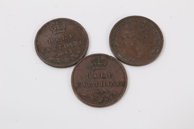 Lot 550 - G.B. - Mixed copper coins to include George III 'Cartwheel' Pennies x 20 (N.B. Generally poor to GF), Half Pennies George I 1723 x 2, 1724, George II 1732, 1733, 1740, 1754, George III 1770, 1772,...
