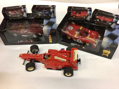 Lot 1807 - Diecast selection to include Matchbox models of yesteryear, promotional Ferrari models and other models together with promotional Macdonald's glasses