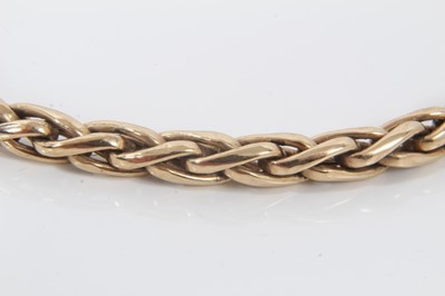 Lot 68 - 9ct gold rope twist bracelet