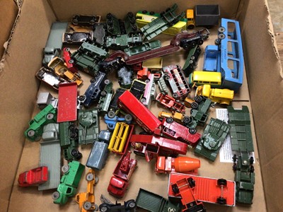 Lot 1863 - Matchbox 1-75 series, unboxed selection including saloon cars, military etc.