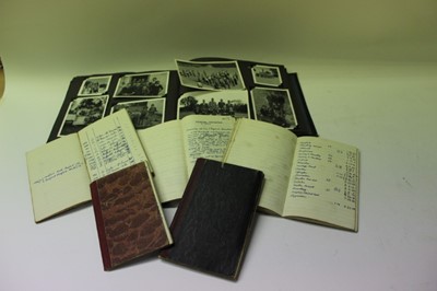 Lot 1344 - Railway ephemera including the ABC Railway booklets, British Railways 1944, 1940's small scrap book, Tain spotting notebooks, GNR zig saw by Chad Valley, 1918 LSWR Engineers Office Details of Switc...