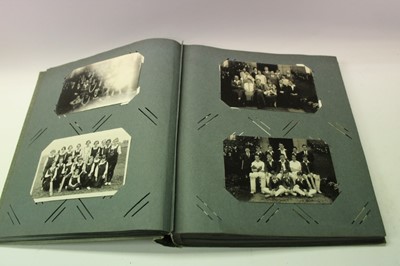 Lot 1343 - Postcards and photographs in album relating to Penketh School