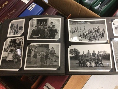 Lot 1343 - Postcards and photographs in album relating to Penketh School