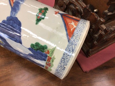 Lot 150 - Chinese porcelain sleeve vase