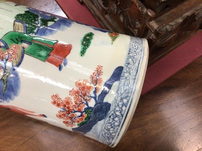 Lot 150 - Chinese porcelain sleeve vase
