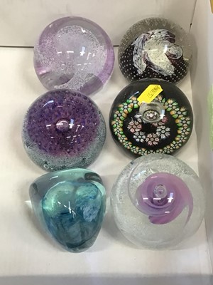 Lot 1132 - Six Caithness paperweights