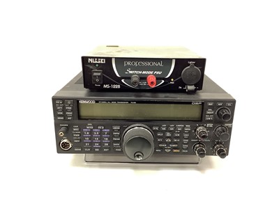 Lot 2572 - Kenwood All Mode Transceiver TS-590 with headphones and Nissei MS-1228 Switch Mode 25 Amp Power Supply