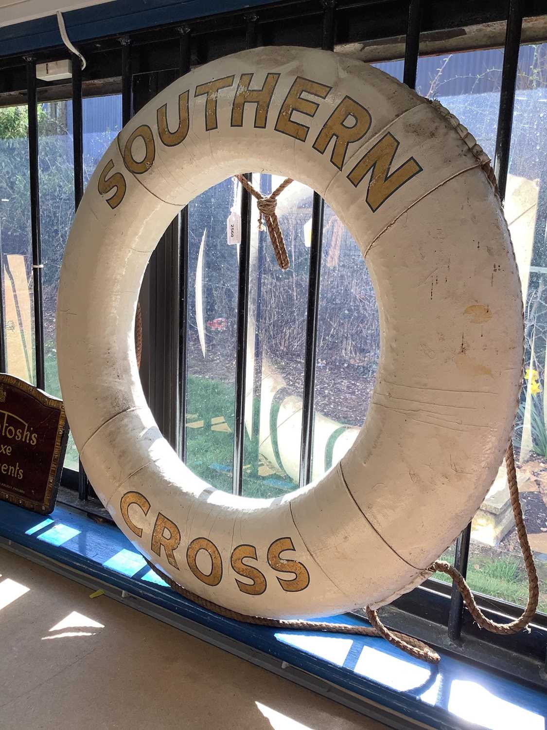 Lot 2560 - Southern Cross ship's life ring