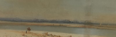 Lot 316 - Auguste Lamplough (1877-1930) pair of watercolours. On the Nile