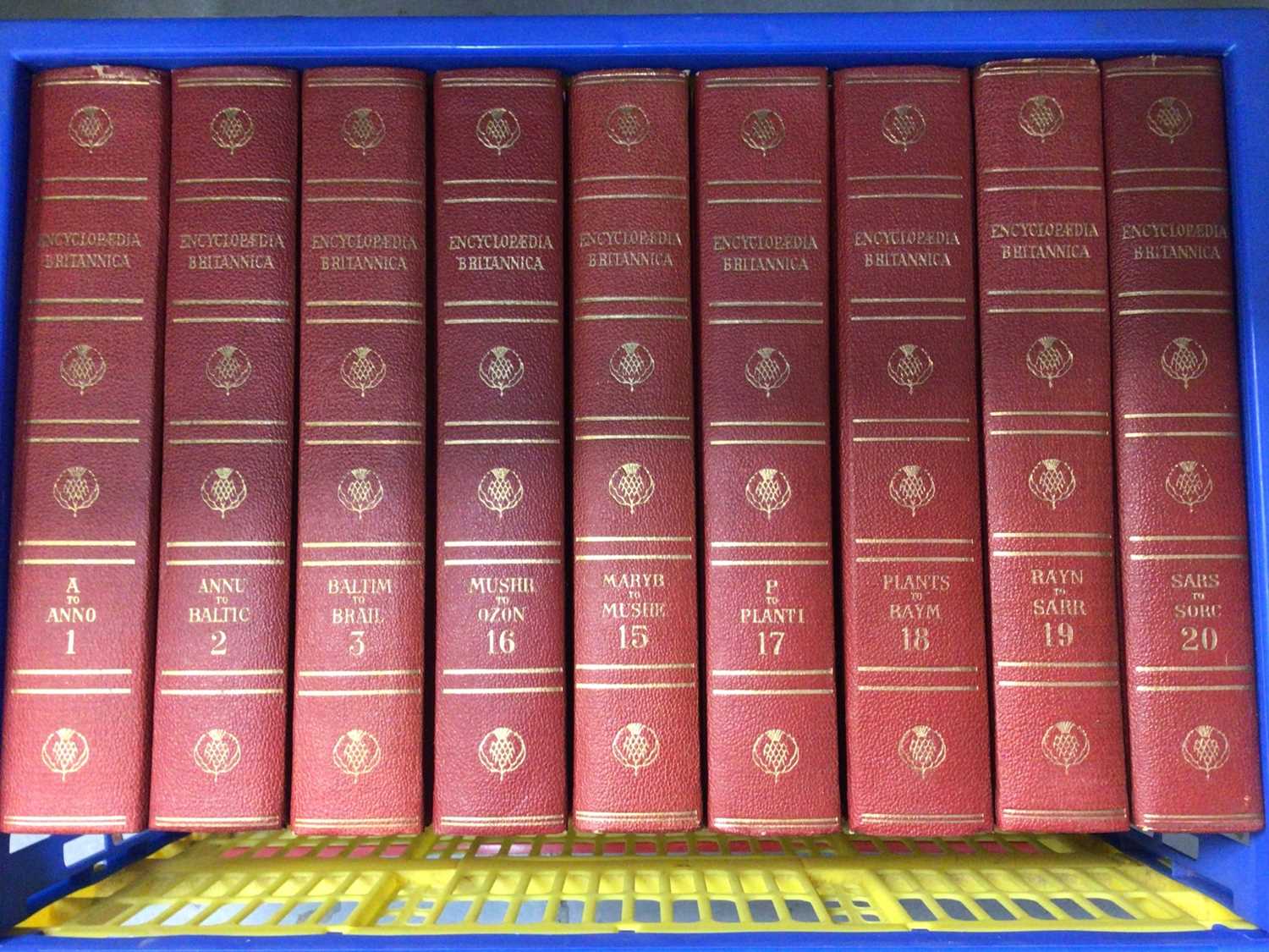 Lot 434 - Three boxes of Britannica Encyclopaedias
