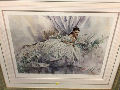 Lot 520 - Gordon King limited edition signed print and various pictures and frames