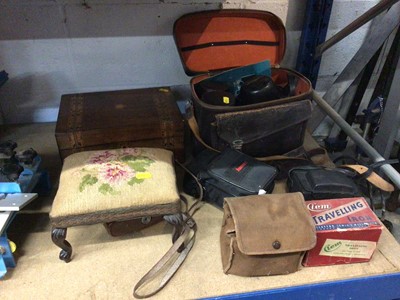 Lot 228 - Lot old cameras and sundries