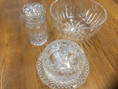 Lot 134 - Group of cut glass