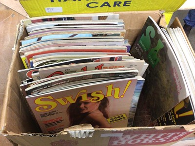 Lot - Collection of adult magazines.