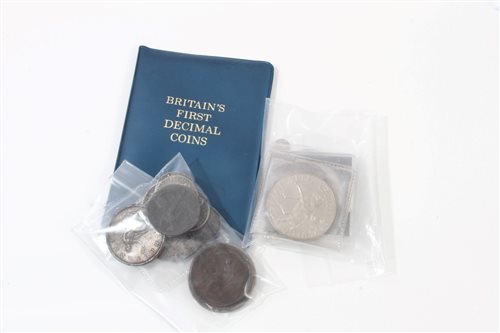 Lot 119 - G.B. mixed coinage - to include silver...