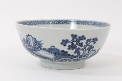 Lot 164 - Nanking cargo blue and white bowl