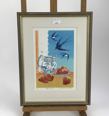 Lot 170 - Penny Berry Paterson (1941-2021) three prints - High Summer, signed and numbered 6/6, 21cm x 30cm