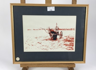 Lot 172 - Penny Berry Paterson (1941-2021) six prints - French Plough, signed A/P,  28cm x 20cm in glazed frame