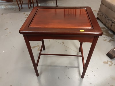 Lot 875 - Oriental hardwood occasional table