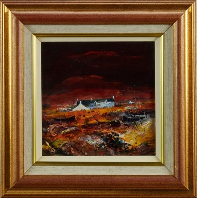 Lot 1106 - *Gordon Hope Wyllie (1930-2005) mixed media - Blowing in the Wind, in glazed frame