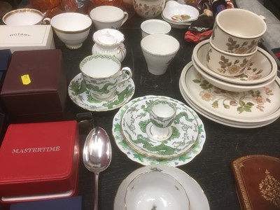 Lot 131 - Collection of various glassware, china, jewellery boxes and other items